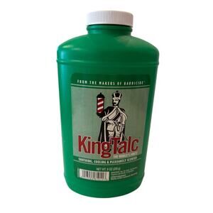 King Talc Soothing Cooling Pleasantly Scented 9oz New